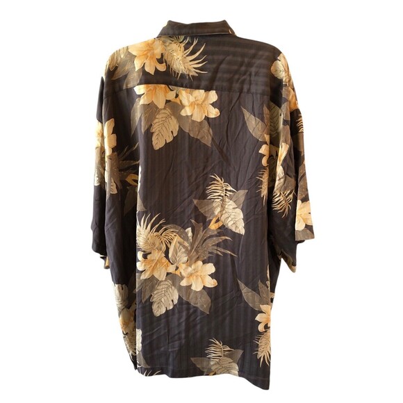 Tommy Bahama Mens Aloha Shirt 100% Silk Size XXL Floral Hawaiian Island Button - Picture 3 of 10